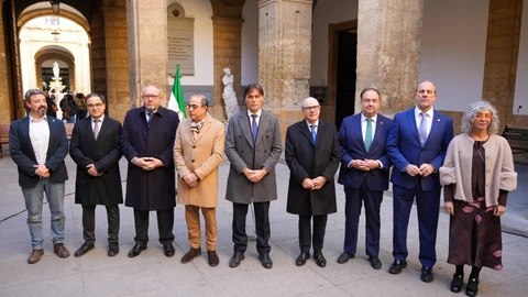 Reunión de los rectores, con Francisco Oliva al frente y sin la presencia del máximo responsable de la UNIA