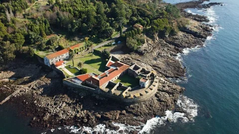 Vista aérea del Castillo.