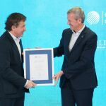Rueda entregó el sello Galicia Calidade al grupo Caldaria, primera incorporación del sector termal a esta marca. 