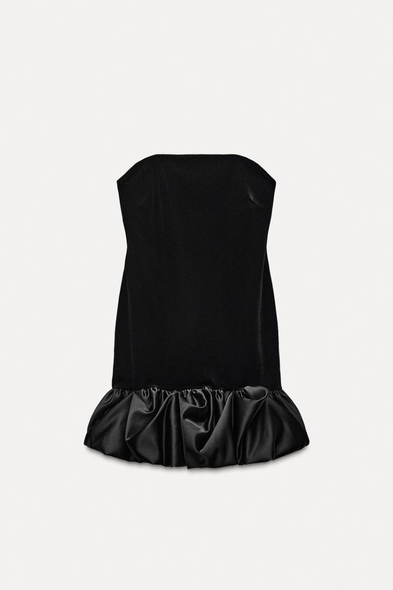 Vestido corto terciopelo