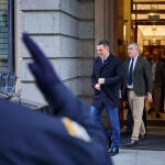 El presidente del Gobierno, Pedro Sánchez, , durante la sesión de control al gobierno en el Congreso de los Di