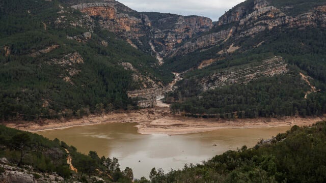 Pampols y Barrachina visitan la presa de Buseo en Chera (Valencia) 