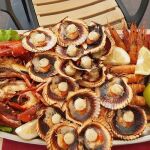 Plato de marisco en o Grove