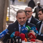 José Luis Ábalos a su salida del Tribunal Supremo. David Jar