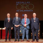 Carbayo junto a los premiados 