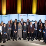 Foto de familia de la cuarta entrega de La Razón en Cataluña