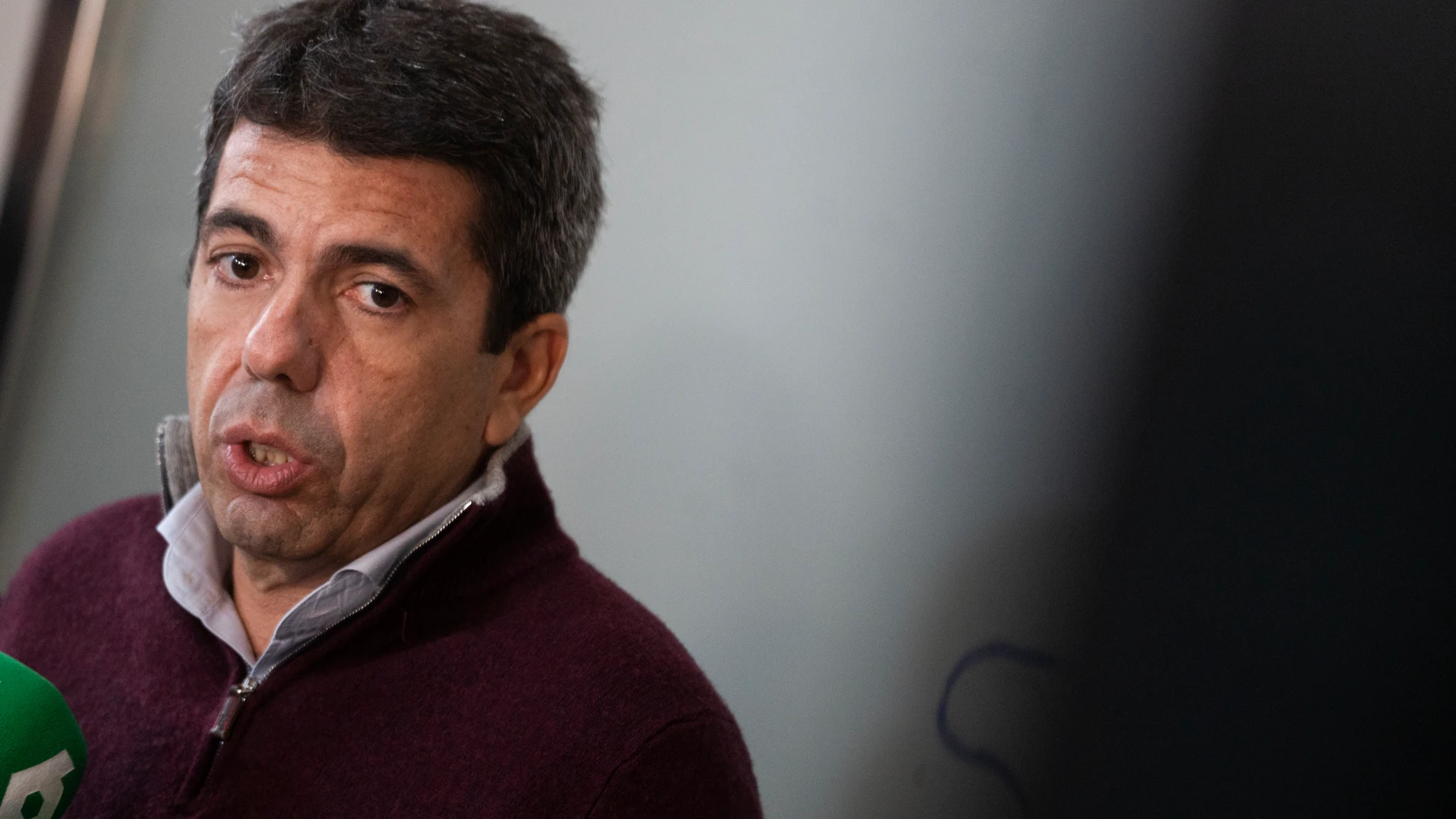 El president de la Generalitat, Carlos Mazón, ofrece declaraciones a los medios tras una reunión de la mesa de Agricultura, a 12 diciembre de 2024, en Valencia, Comunidad Valenciana (España). El fin de la reunión es reconstruir el campo dañado por la riada del pasado 29 de octubre. 12 DICIEMBRE 2024;AGRICULTURA;DANA Jorge Gil / Europa Press 12/12/2024