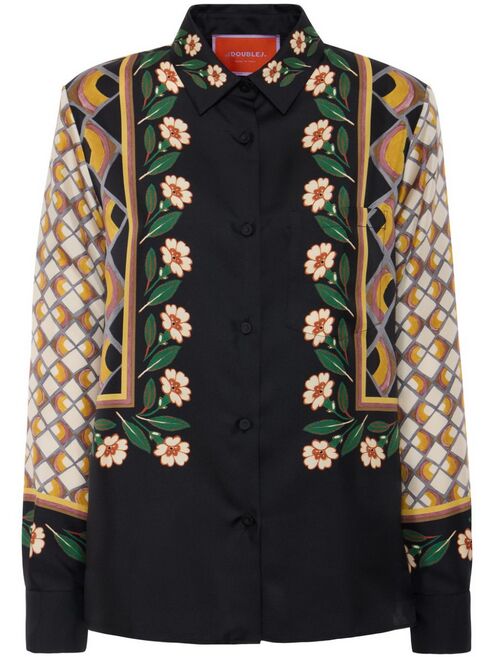 Camisa estampada.