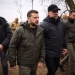 Zelenski visita a las tropas en el frente de Zaporiyia el 18 de noviembre