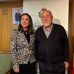 González Corral junto al exconsejero con Herrera y ex presidente de la CHD, José Valín
