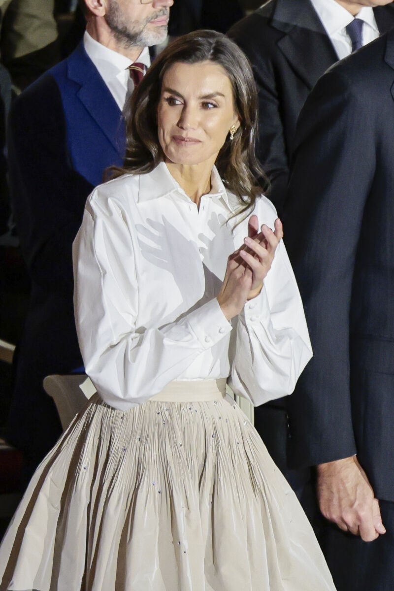 El último look de la Reina Letizia en Italia.