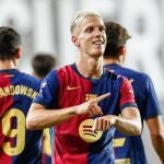 Dani Olmo y su celebración más icónica