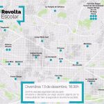 Revolta Escolar corta 23 calles de Barcelona para reclamar reducir el humo en entornos escolares