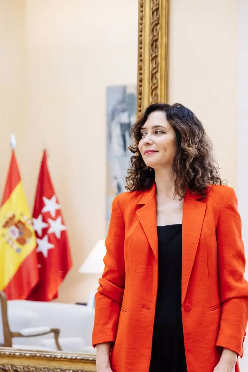 La presidenta de la Comunidad de Madrid, Isabel Díaz Ayuso