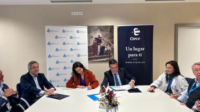 Clece promoverá puestos de trabajo para personas en exclusión derivadas por la Obra Social de San Juan de Dios