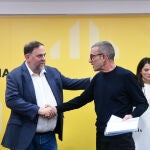 Oriol Junqueras y Xavier Godàs