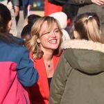 Pilar Alegría visita el CEIP Eugenio López con motivo de su 50 aniversario 