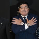 El Rey Felipe VI y Diego Armando Maradona