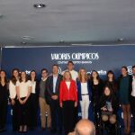 Los 15 deportistas premiados en la gala "Valores olímpicos"