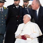 Pope Francis departs on first papal visit to Corsica