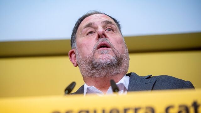 Oriol Junqueras durante la votación de la segunda vuelta del 30 Congreso Nacional de ERC, a 14 de diciembre de 2024, en Barcelona, Catalunya (España).