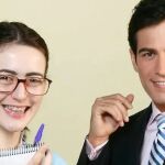 Ruth Núñez y Álvaro Aguilar en la serie "Yo soy Bea"