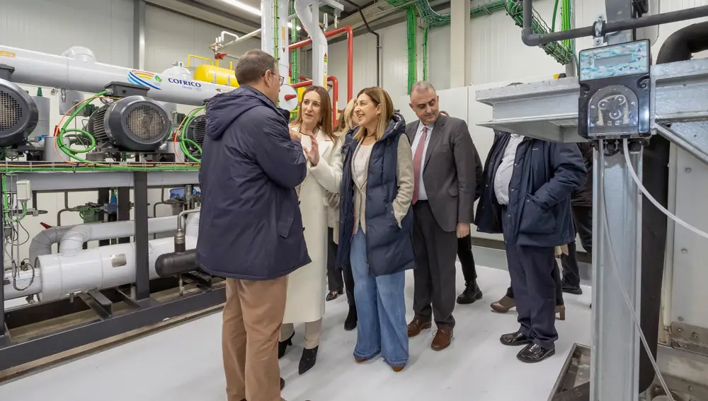 La presidenta en la visita institucional