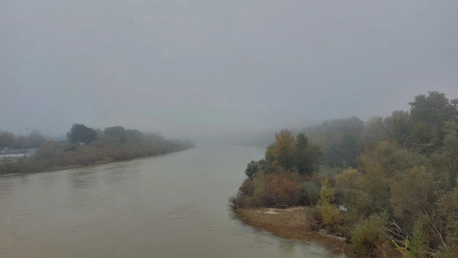 Niebla en Zaragoza. EUROPA PRESS 03/12/2024