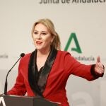 Carolina España, consejera de Economía y portavoz del Gobierno andaluz