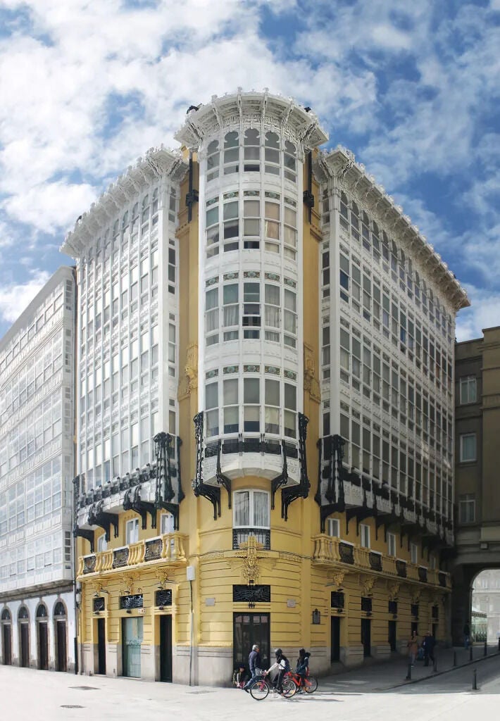 Casa Rey, edificio modernista de A Coruña