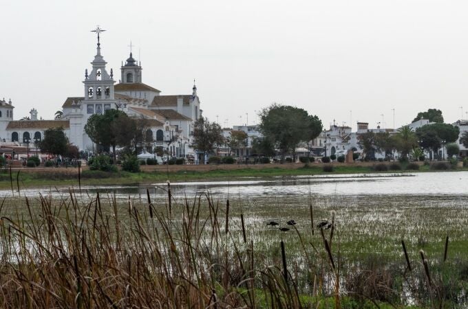 Aldea del Rocío, en Almonte (Huelva)