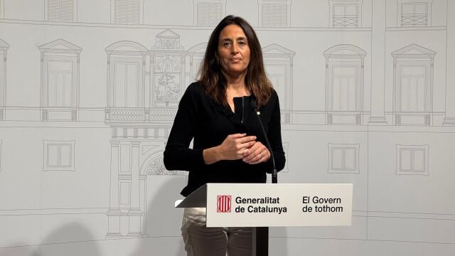 La consellera Esther Niubó en el Palau de la Generalitat este martes