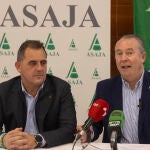 Donaciano Dujo y Juan Luis Delgado, de Asaja, hacen balance de este 2024 en el campo