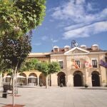 Plaza Mayor de la localidad vallisoletana de Simancas