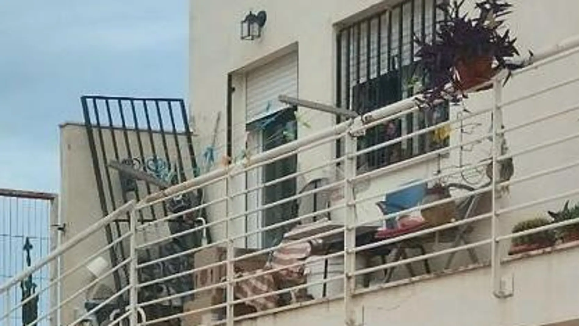 Imagen de una vivienda okupada