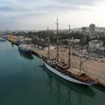 Imagen panorámica del Puerto de Huelva