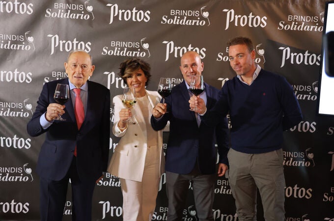 Brindis solidarios con sabor a Rivera de Duero 