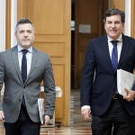 Carlos Fernández Carriedo junto a Julio López