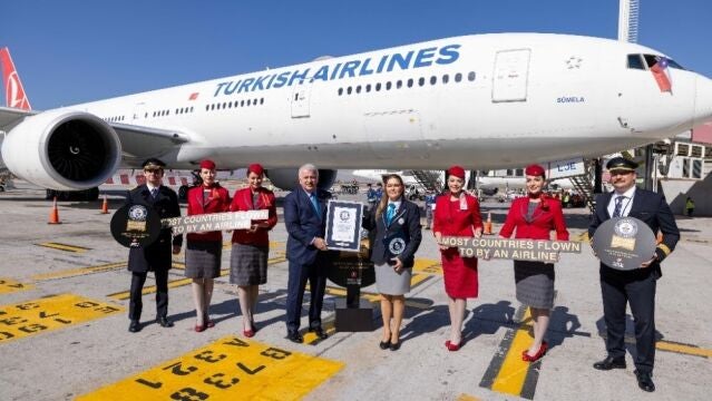 Economía.- Turkish Airlines inaugura sus vuelos a la capital de Chile y llega a diez países de América Latina