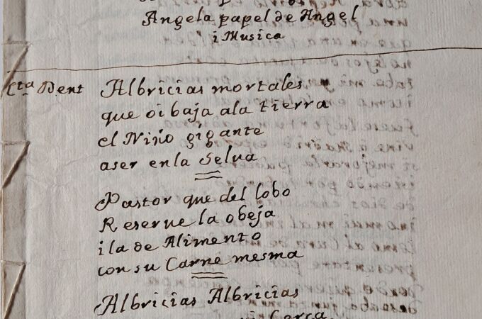 Un par de villancicos escritos e interpretados por monjas (1788) I