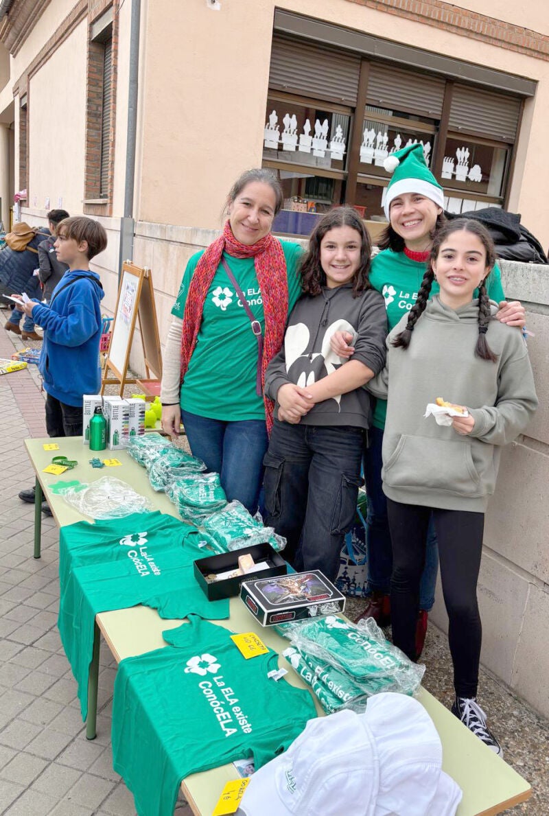 Los alumnos de sexto del colegio público María Teresa Íñigo de Toro de Valladolid recaudan ayuda en su mercadillo Navisexto para la Asociación de Afectados de ELA Castilla y León (ELACyL)