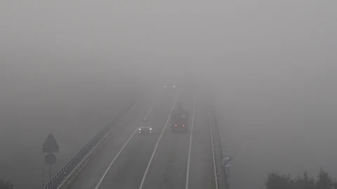 Niebla muy densa en El Bierzo