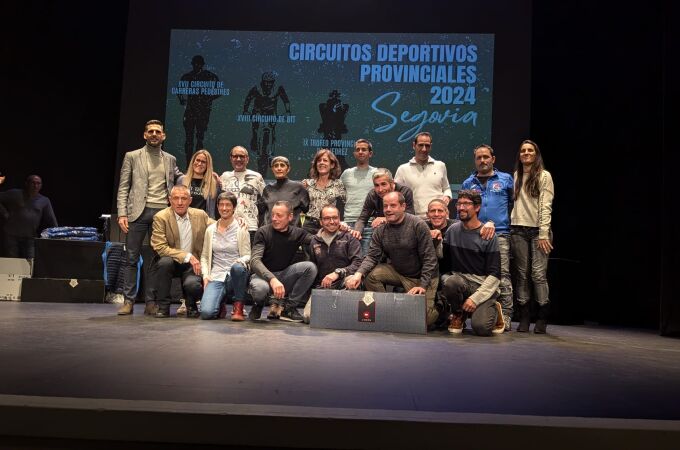 Entrega de premios en el Teatro Juan Bravo de Segovia