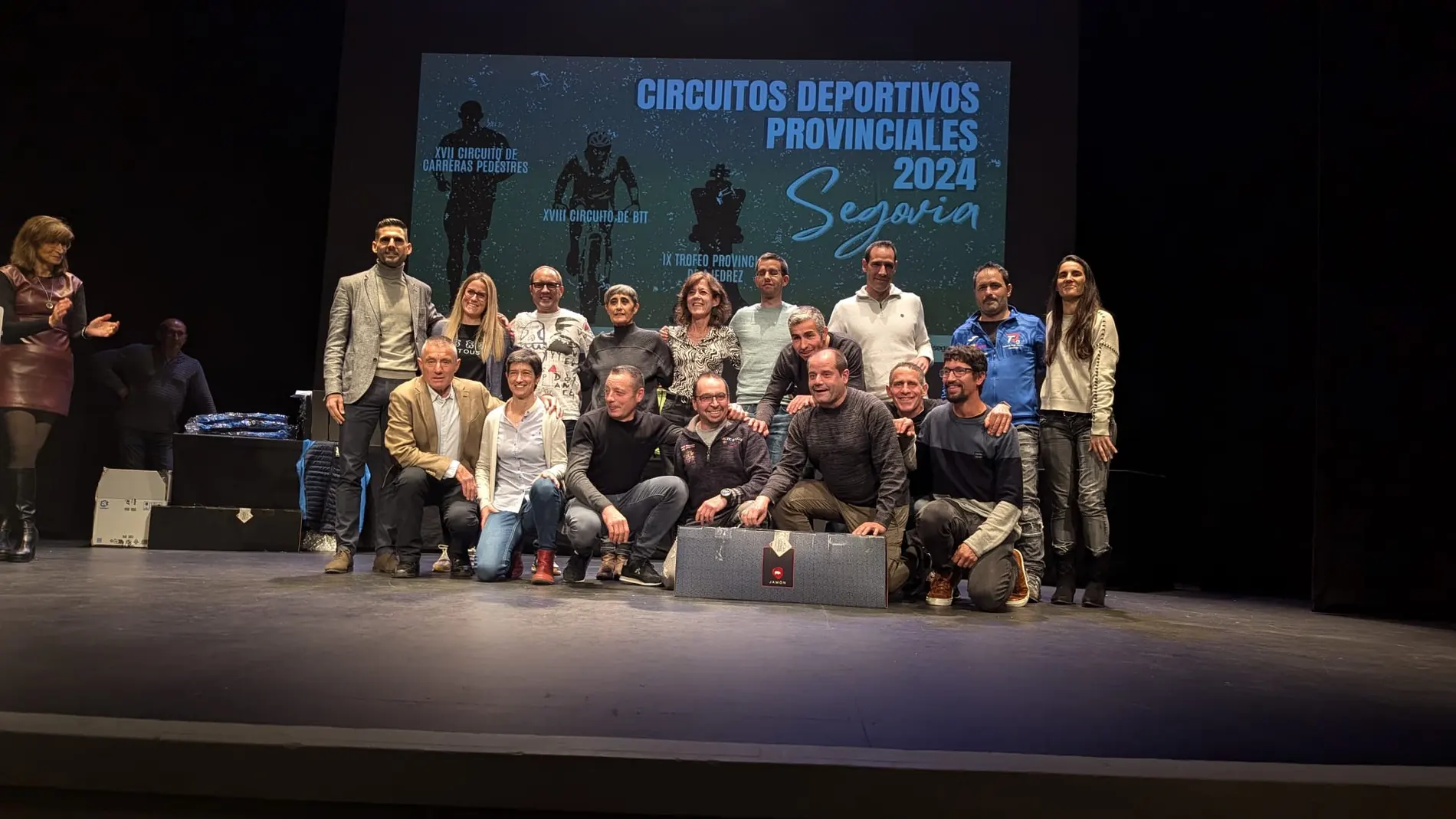 Entrega de premios en el Teatro Juan Bravo de Segovia