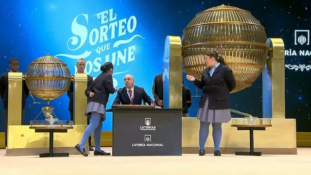 Momento de confusión en la Lotería de Navidad de 2024