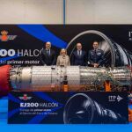 Entrega del primer motor para un Eurofighter del programa Halcón en la fábrica de ITP Aero de Ajalvir