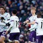 El Bournemouth celebra un gol frente al Manchester United