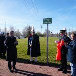 Inauguración de la nueva glorieta en Salamanca dedicada a la policía municipal