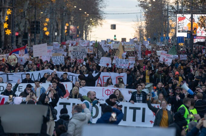 Serbia Protest