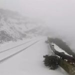 Carretera de acceso al Roque de Los Muchachos